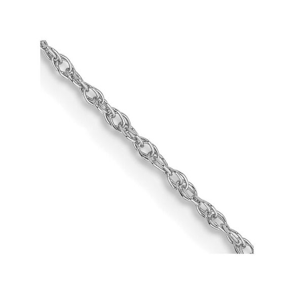 14k White Gold 20 inch .8mm Light Rope Spring Ring Clasp Chain,All Products : American Fashion Style Bags On Sale